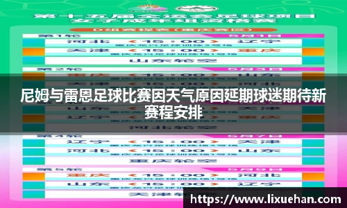 尼姆与雷恩足球比赛因天气原因延期球迷期待新赛程安排